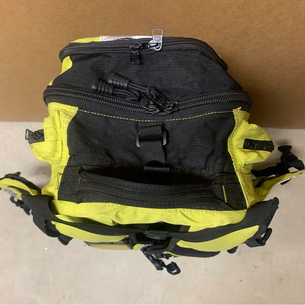 Icon Moto Mil-Spec Motorcycle Riding Backpack Bright Yellow - Picture 6 of 17